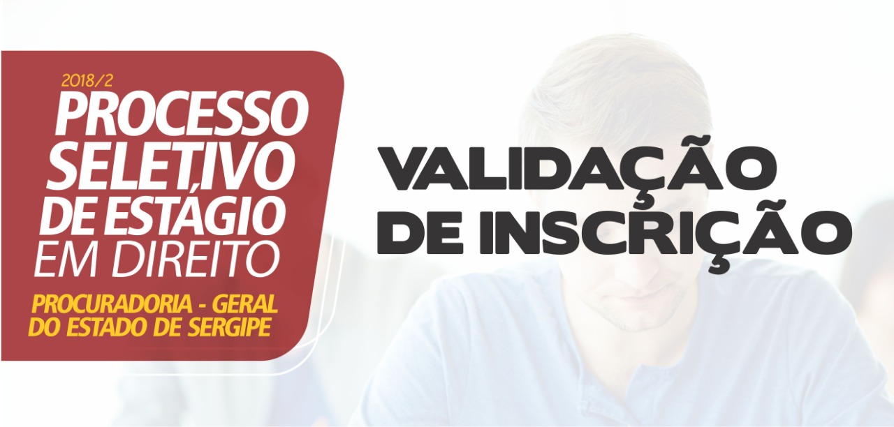 PGE: Candidatos a vaga de estágio em Direito devem confirmar inscrição