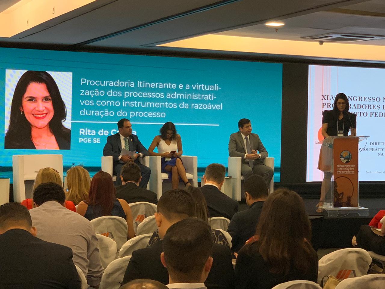 Procuradora fala sobre palestra no XLV Congresso Nacional dos Procuradores dos Estados e do DF