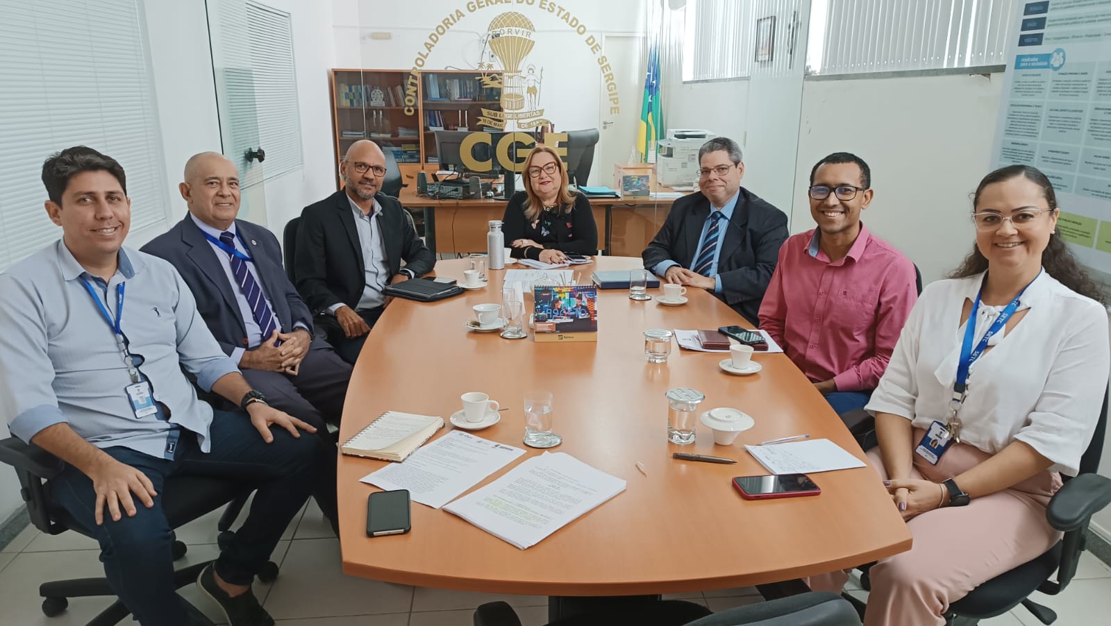 Procuradores da PGE participam de reunião com a SETC para definições sobre a Ouvidoria-Geral do Estado e LGPD