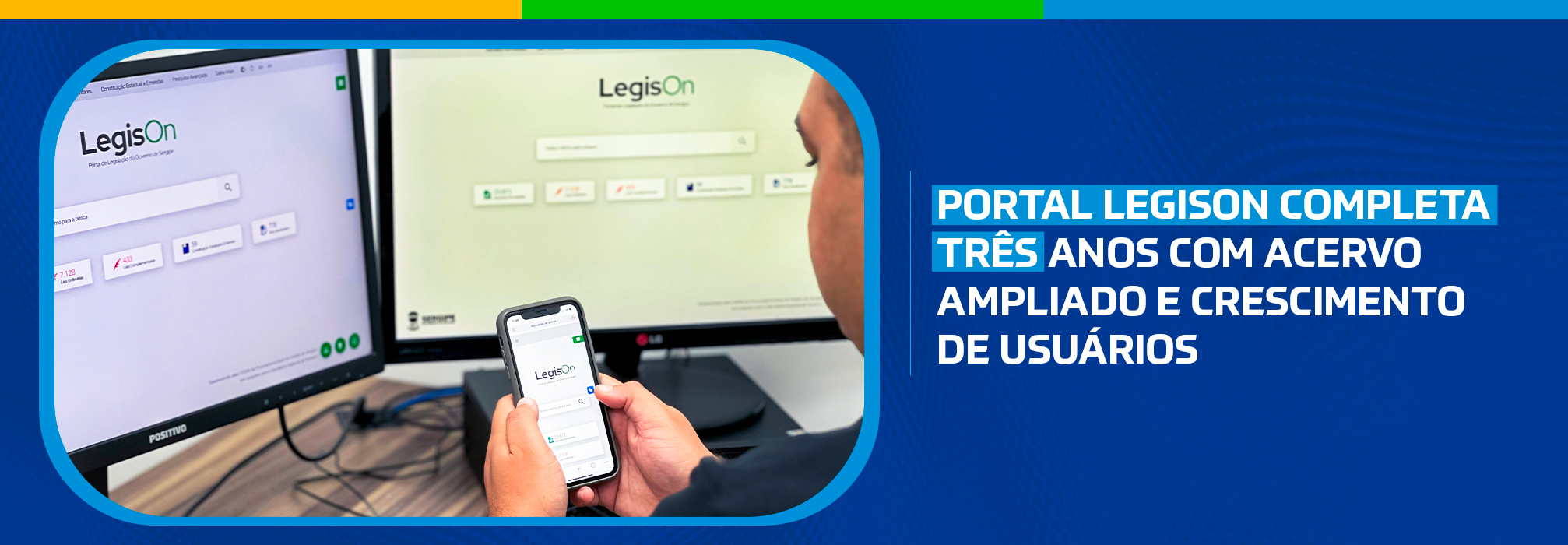 Portal LegisOn completa três anos com acervo ampliado e crescimento de usuários