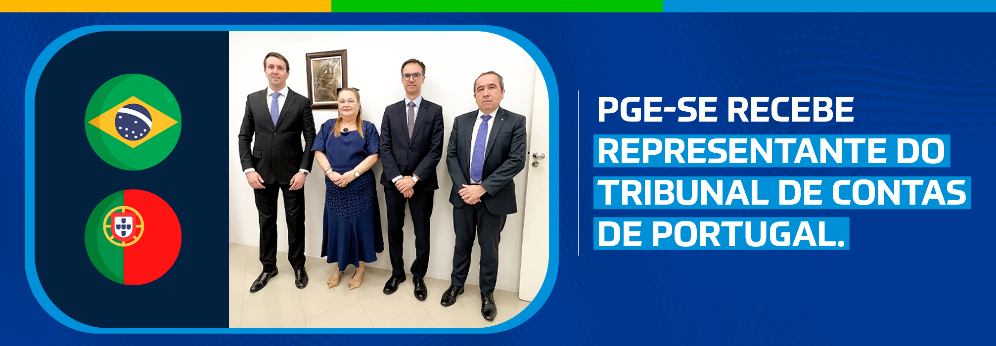 PGE-SE recebe representante do Tribunal de Contas de Portugal
