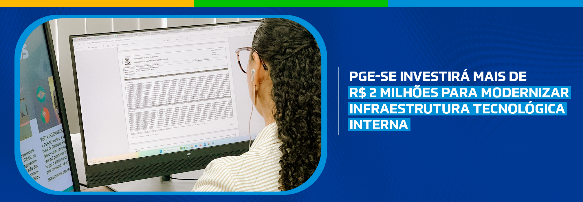 PGE-SE investirá mais de R$ 2 milhões para modernizar infraestrutura tecnológica interna